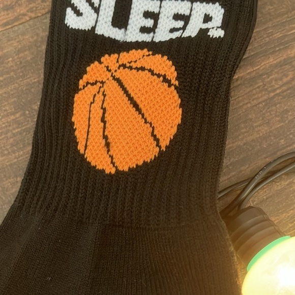 NWOT Chalk-talk Sports Compression Basketball Slogan Socks - Picture 6 of 8
